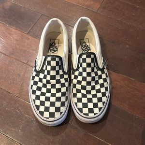 Classic Vans checkerboard slip-ons